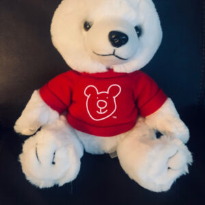 teddy bear bearonly white 03 Gift Good News FORBEAR Teddy Bear