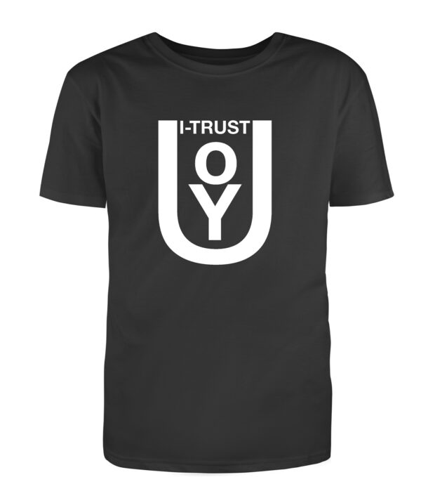 i trust black t 01 new Gift Good News I-Trust T-Shirt