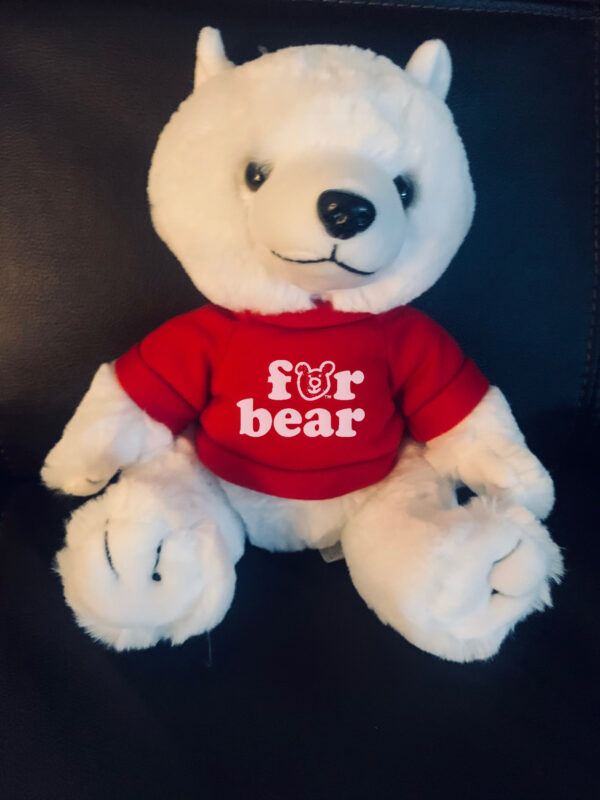 teddy for bear white 03 Gift Good News FORBEAR Teddy Bear